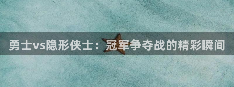 360直播足球：勇士vs隐形侠士：冠军争夺战的精彩瞬间